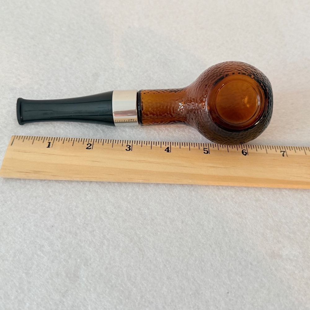 Vintage Avon Tai Winds Pipe Bottle Empty 2 oz Glass Collectible - Picture 5 of 7